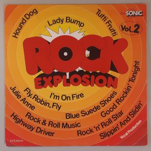 The Hiltonaires – "Rock Explosion Vol. 2" (Sonic – 9095) Cover Vorderseite