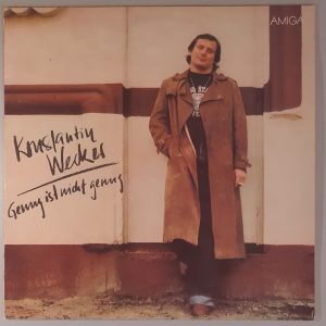 Konstantin Wecker – "Genug Ist Nicht Genug" (AMIGA - 8 55 960)