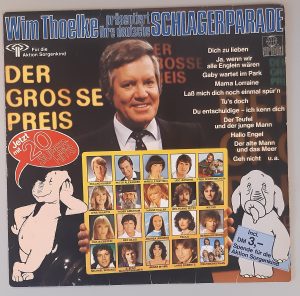 Various – Der Grosse Preis (Wim Thoelke Präsentiert Ihre Deutsche Schlagerparade)" (Ariola – 204 555-558) Cover Vorderseite