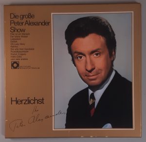 Peter Alexander – "Die Große Peter Alexander Show" (Deutscher Schallplattenclub – 28 135-2) Cover Vorderseite