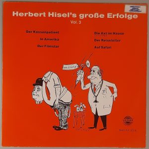 Herbert Hisel – "Herbert Hisel's Große Erfolge (Vol. 3)" (Tempo – 5014) Cover Vorderseite