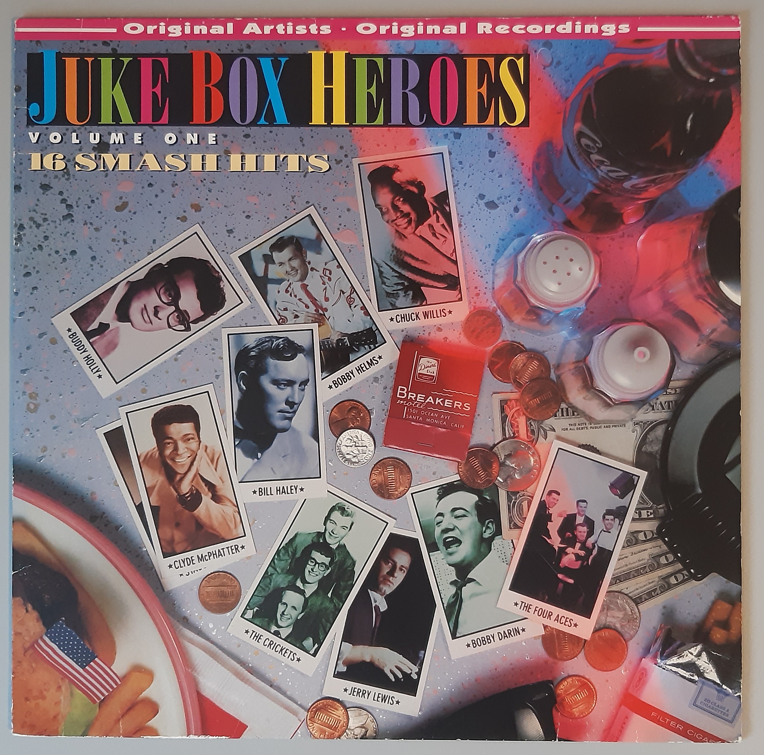 Various – "Juke Box Heroes Volume One" (WEA – 240 626-1) Cover Vorderseite