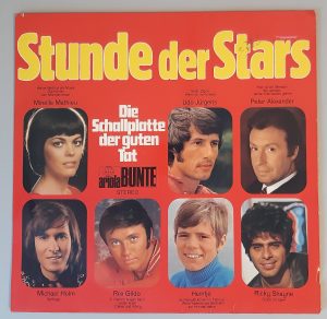 Various – "Stunde Der Stars (Die Schallplatte Der Guten Tat)" (Ariola -85 666 XT) Cover Vorderseite