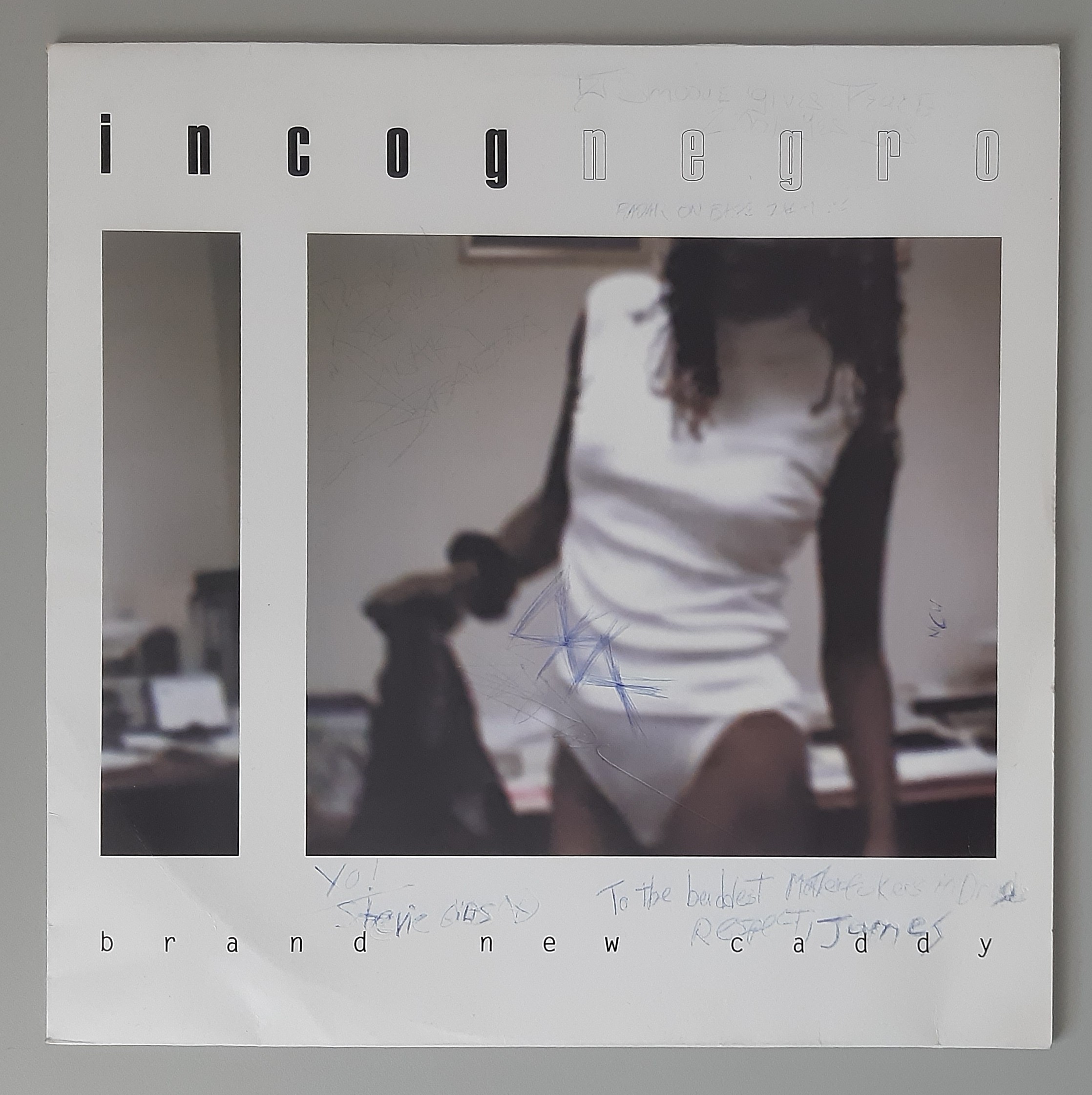 Incognegro – "Brand New Caddy" (Doxa Records – MMXA 0132 EP) Cover Vorderseite