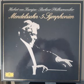 Karajan - "Mendelsohn 5 Symphonien" (Deutsche Grammophon – 2740 243) Box Vorderseite Karajan - "Mendelsohn 5 Symphonien" (Deutsche Grammophon – 2740 243) Box Vorderseite