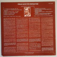 Ferenc Gergely – "Organ Music For Christmas Time" (Hungaroton – SLPX 11548) Cover Rückseite Ferenc Gergely – "Organ Music For Christmas Time" (Hungaroton – SLPX 11548) Cover Rückseite