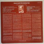 Ferenc Gergely – "Organ Music For Christmas Time" (Hungaroton – SLPX 11548) Cover Rückseite Ferenc Gergely – "Organ Music For Christmas Time" (Hungaroton – SLPX 11548) Cover Rückseite