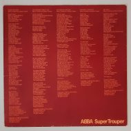 ABBA – "Super Trouper" (Polar – POLS 322) Schutzhülle Rückseite ABBA – "Super Trouper" (Polar – POLS 322) Schutzhülle Rückseite