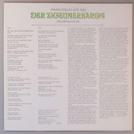 Johann Strauss – "Der Zigeunerbaron (Querschnitt)" (AMIGA – 8 45 065) Cover Rückseite Johann Strauss – "Der Zigeunerbaron (Querschnitt)" (AMIGA – 8 45 065) Cover Rückseite
