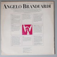 Angelo Branduardi – "Angelo Branduardi" (AMIGA – 8 56 002) Cover Rückseite