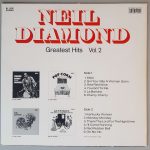 Neil Diamond – "Greatest Hits Vol. 2" (Bellaphon – BI 1550) Cover Rückseite Neil Diamond – "Greatest Hits Vol. 2" (Bellaphon – BI 1550) Cover Rückseite