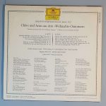 J.S. Bach "Weihnachts-Oratorium" (Deutsche Grammophon– 136 498) Cover Rückseite J.S. Bach "Weihnachts-Oratorium" (Deutsche Grammophon– 136 498) Cover Rückseite