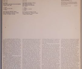 Concerto Grosso A-moll Op. 3 Nr. 8" (ETERNA – 8 26 030) Cover Rückseite Concerto Grosso A-moll Op. 3 Nr. 8" (ETERNA – 8 26 030) Cover Rückseite