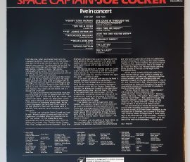 Joe Cocker – "Space Captain (Live In Concert)" (Cube Records – INT 136.309) Cover Rückseite Joe Cocker – "Space Captain (Live In Concert)" (Cube Records – INT 136.309) Cover Rückseite