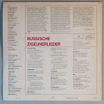 Various – "Russische Zigeunerlieder" (Melodia AMIGA – 8 45 080) Cover Rückseite Various – "Russische Zigeunerlieder" (Melodia AMIGA – 8 45 080) Cover Rückseite