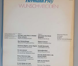 Hermann Prey – "Wunschmelodien" (Amiga – 8 45 230) Cover Rückseite