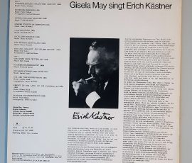 Gisela May – "Gisela May Singt Erich Kästner" (AMIGA – 8 55 144) Cover Rückseite Gisela May – "Gisela May Singt Erich Kästner" (AMIGA – 8 55 144) Cover Rückseite
