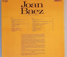 Joan Baez – "Joan Baez" (Bellaphon – BI 1544) Cover Rückseite Joan Baez – "Joan Baez" (Bellaphon – BI 1544) Cover Rückseite