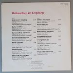 Various – "Weihnachten Im Erzgebirge" (ETERNA – 8 30 021) Cover Rückseite