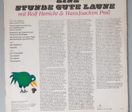 Rolf Herricht & Hans-Joachim Preil– "Eine Stunde Gute Laune" (LITERA – 8 60 145) Cover Rückseite Rolf Herricht & Hans-Joachim Preil– "Eine Stunde Gute Laune" (LITERA – 8 60 145) Cover Rückseite