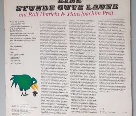 Rolf Herricht & Hans-Joachim Preil– "Eine Stunde Gute Laune" (LITERA – 8 60 145) Cover Rückseite Rolf Herricht & Hans-Joachim Preil– "Eine Stunde Gute Laune" (LITERA – 8 60 145) Cover Rückseite