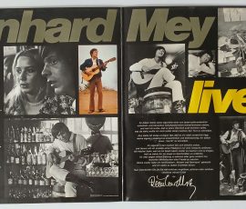 Reinhard Mey "Live " (Intercord - 28 746- 6 Z) Cover Gatefold Reinhard Mey "Live " (Intercord - 28 746- 6 Z) Cover Gatefold