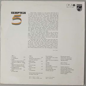 Ekseption – "5’" (Opus – 9116 0286) Cover Rückseite