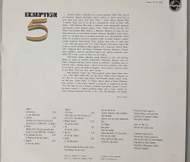 Ekseption – "5’" (Opus – 9116 0286) Cover Rückseite Ekseption – "5’" (Opus – 9116 0286) Cover Rückseite