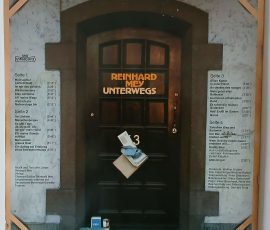Reinhard Mey "Unterwegs" (Intercord – INT 155.035) Cover Rückseite Reinhard Mey "Unterwegs" (Intercord – INT 155.035) Cover Rückseite