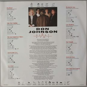 Don Johnson – "Heartbeat" (Epic – EPC 450103 1) Schutzhülle2