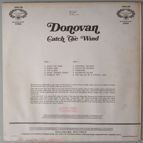 Donovan – "Catch The Wind" (Hallmark Marble Arch – HMA 200) Cover Rückseite Donovan – "Catch The Wind" (Hallmark Marble Arch – HMA 200) Cover Rückseite