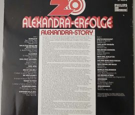 Alexandra – "20 Alexandra-Erfolge" (Philips 27 485-2) Cover Rückseite Alexandra – "20 Alexandra-Erfolge" (Philips 27 485-2) Cover Rückseite