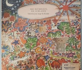 Christine Jury – "Die Blümelein, Sie Schlafen" (AMIGA 845 208) Cover Vorderseite Christine Jury – "Die Blümelein, Sie Schlafen" (AMIGA 845 208) Cover Vorderseite