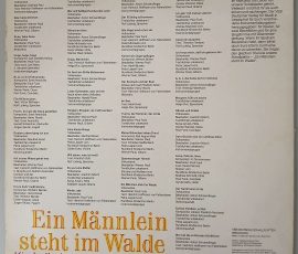 Various – "Ein Männlein Steht Im Walde- Kinderlieder Und Kindergedichte" (ETERNA – 8 35 038) Cover Rückseite Various – "Ein Männlein Steht Im Walde- Kinderlieder Und Kindergedichte" (ETERNA – 8 35 038) Cover Rückseite