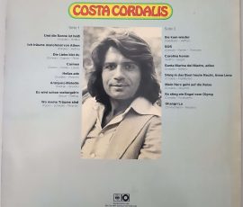 Costa Cordalis – "Costa Cordalis" (CBS – 27021-5) Cover Rückseite