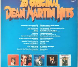 Dean Martin – "20 Original Dean Martin Hits" (Reprise Records – K54066) Cover Rückseite Dean Martin – "20 Original Dean Martin Hits" (Reprise Records – K54066) Cover Rückseite
