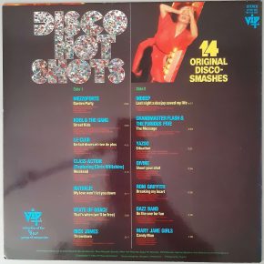 Various – "Disco Hot Shots" (VIP Records – 200.002) Cover Rückseite