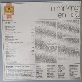 "In Mir Klingt Ein Lied - Frédéric Chopin" (Deutsche Grammophon 2535 615) Cover Rückseite