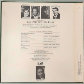 Franz Lehár – Das Land Des Lächelns (Großer Querschnitt) (Eurodisc – S 73 825 IE Box Rückseite Franz Lehár – Das Land Des Lächelns (Großer Querschnitt) (Eurodisc – S 73 825 IE Box Rückseite