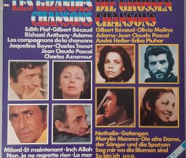 Various – "Les Grandes Chansons - Die Grossen Chansons" (Crystal– 134 CRY 45 239 Cover Vorderseite Various – "Les Grandes Chansons - Die Grossen Chansons" (Crystal– 134 CRY 45 239 Cover Vorderseite