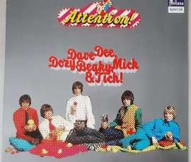 Dave Dee, Dozy, Beaky, Mick & Tich – "Attention!" (Fontana – 6438 058) Cover Vorderseite Dave Dee, Dozy, Beaky, Mick & Tich – "Attention!" (Fontana – 6438 058) Cover Vorderseite