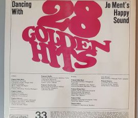 Jo Ment's Happy Sound – "28 Golden Hits (Dancing With Jo Ment's Happy Sound)" (Discoton – 77529) Cover Rückseite Jo Ment's Happy Sound – "28 Golden Hits (Dancing With Jo Ment's Happy Sound)" (Discoton – 77529) Cover Rückseite