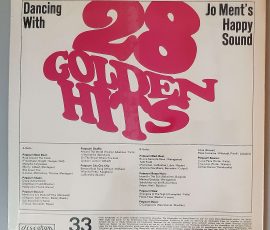 Jo Ment's Happy Sound – "28 Golden Hits (Dancing With Jo Ment's Happy Sound)" (Discoton – 77529) Cover Rückseite Jo Ment's Happy Sound – "28 Golden Hits (Dancing With Jo Ment's Happy Sound)" (Discoton – 77529) Cover Rückseite