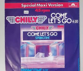 Chilly – "Come Let's Go / Springtime" (Polydor – 2141 290) Cover Rückseite Chilly – "Come Let's Go / Springtime" (Polydor – 2141 290) Cover Rückseite