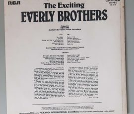 The Everly Brothers – "The Exciting Everly Brothers" (RCA Camden – CDS 1136) Cover Rückseite The Everly Brothers – "The Exciting Everly Brothers" (RCA Camden – CDS 1136) Cover Rückseite