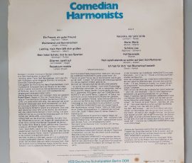 Comedian Harmonists – "Comedian Harmonists" (AMIGA – 8 45 089) Cover Rückseite Comedian Harmonists – "Comedian Harmonists" (AMIGA – 8 45 089) Cover Rückseite
