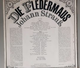 Johann Strauß – "Die Fledermaus (Operettenquerschnitt)" (ETERNA – 8 25 532) Cover Rückseite Johann Strauß – "Die Fledermaus (Operettenquerschnitt)" (ETERNA – 8 25 532) Cover Rückseite