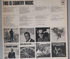 Various – "This Is Country Music" (CBS – SPR 20) Cover Rückseite Various – "This Is Country Music" (CBS – SPR 20) Cover Rückseite