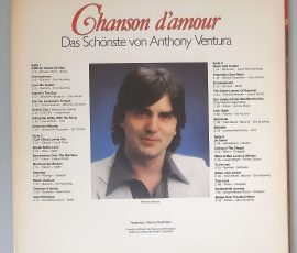 Anthony Ventura– "Chanson D'Amour - Das Schönste Von Anthony Ventura" (Ariola – 31 497 1) Cover Rückseite Anthony Ventura– "Chanson D'Amour - Das Schönste Von Anthony Ventura" (Ariola – 31 497 1) Cover Rückseite