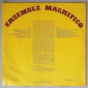 Ensemble Magnifico – "Ensemble Magnifico" (AMIGA – 8 55 195) Cover Rückseite Ensemble Magnifico – "Ensemble Magnifico" (AMIGA – 8 55 195) Cover Rückseite